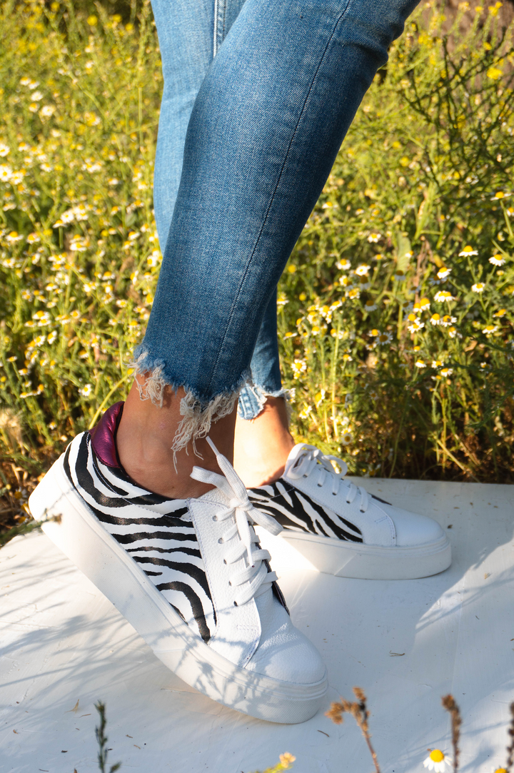 Zapatilla Josefa Cebra