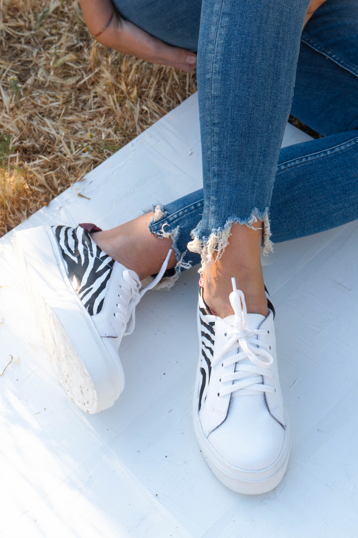 Zapatilla Josefa Cebra