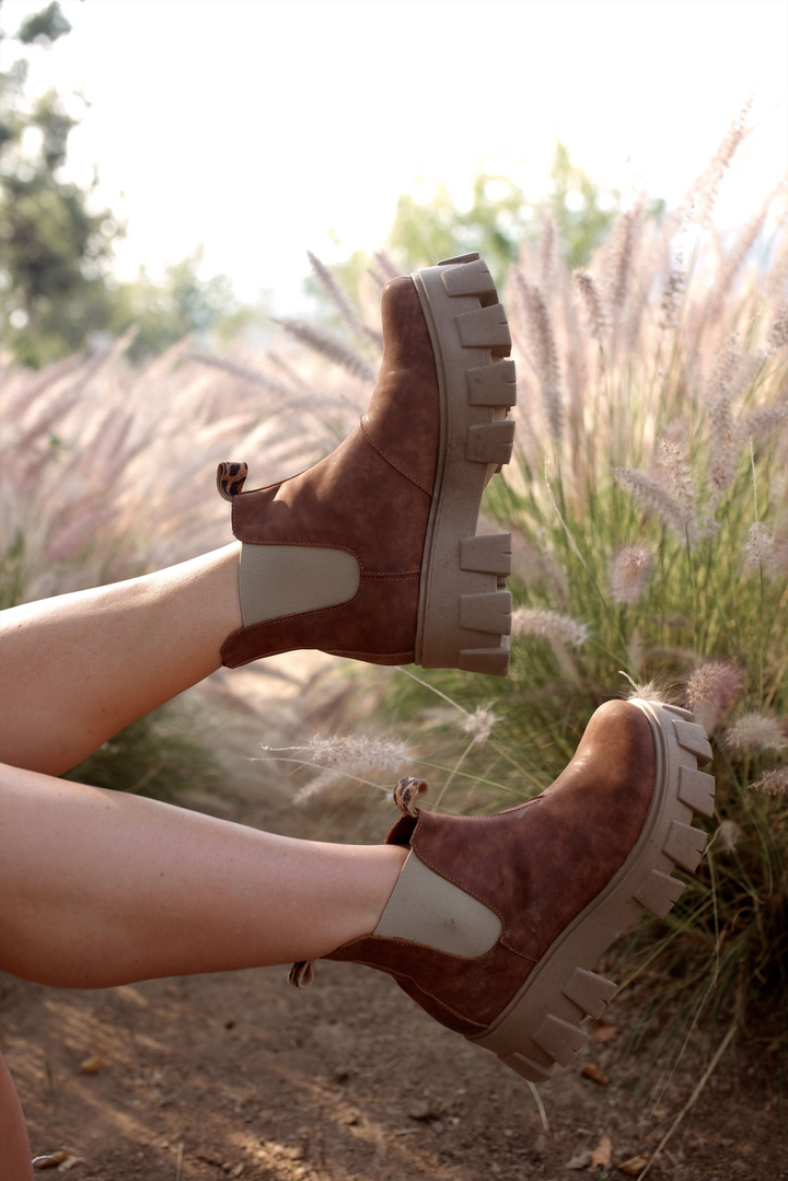 Botín Passi Caramelo