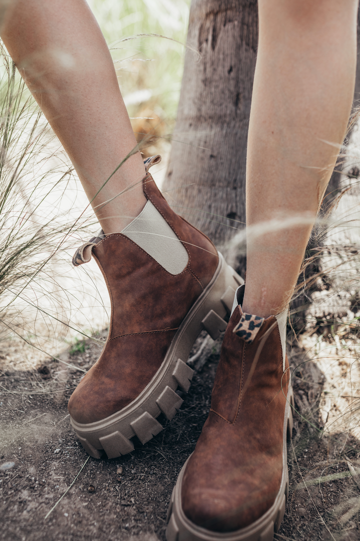 Botín Passi Caramelo