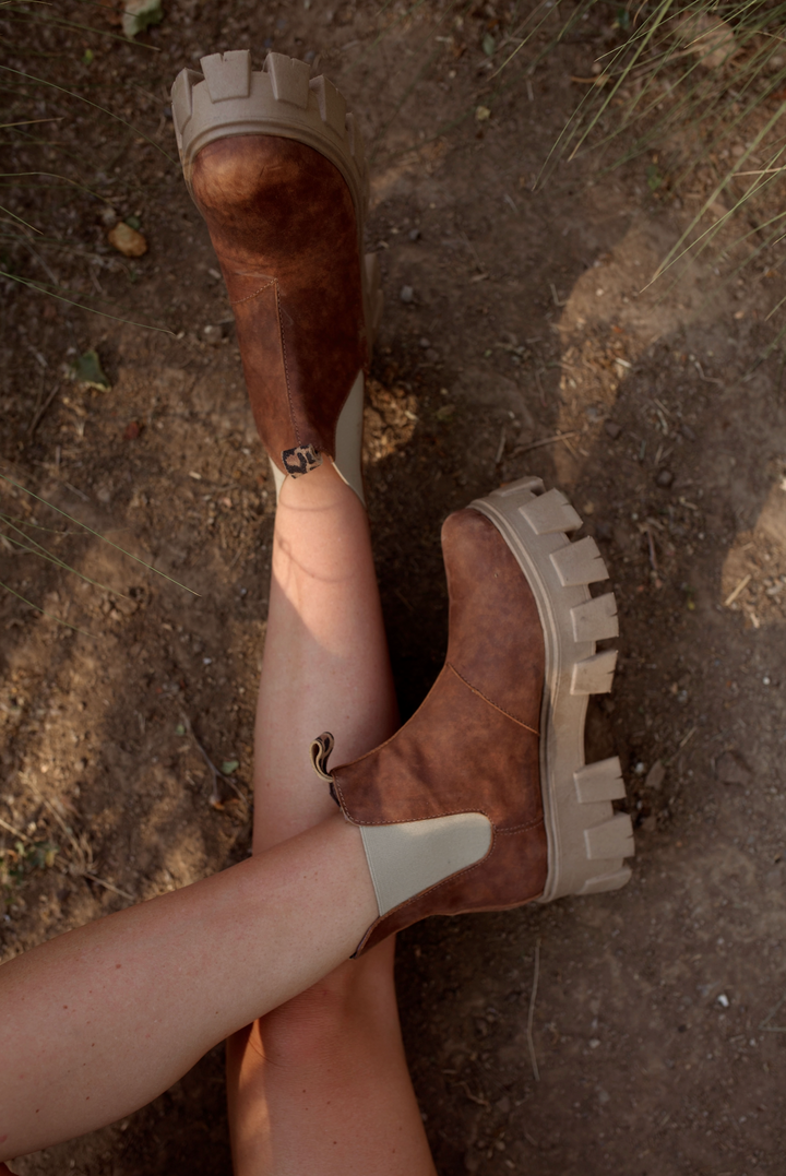 Botín Passi Caramelo