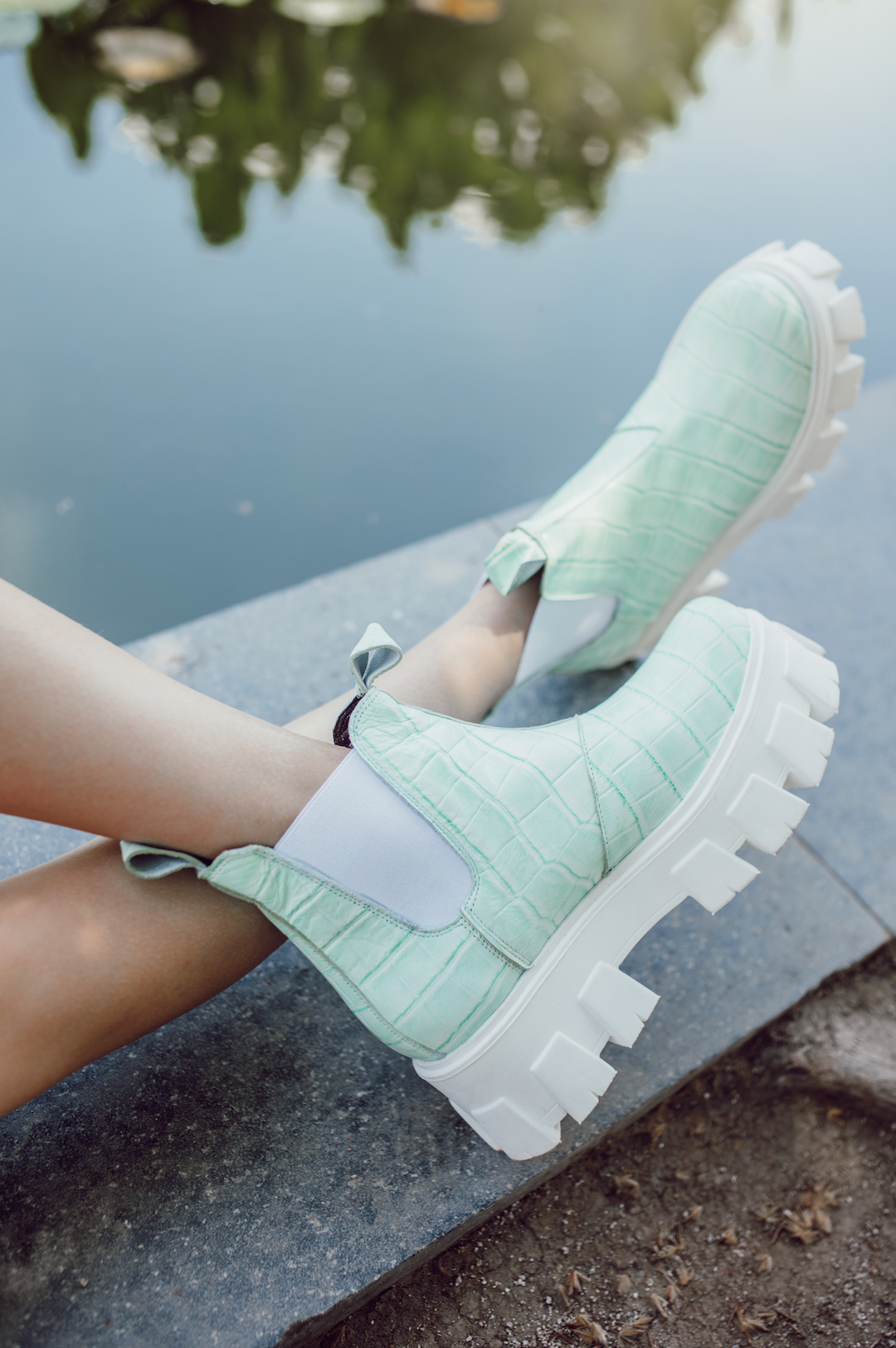 Botín Passi Verde Crocs