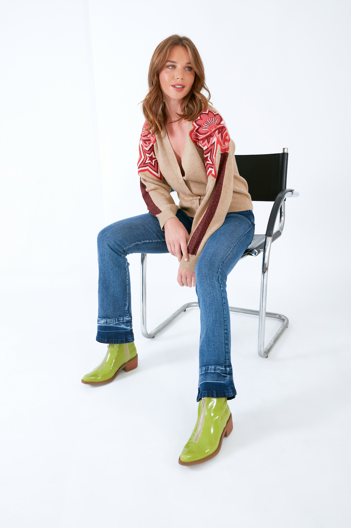 Botín Agustina Verde Pistacho